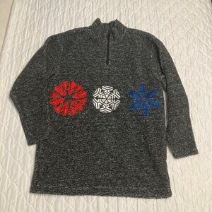 NWOT * Snowflake Pullover